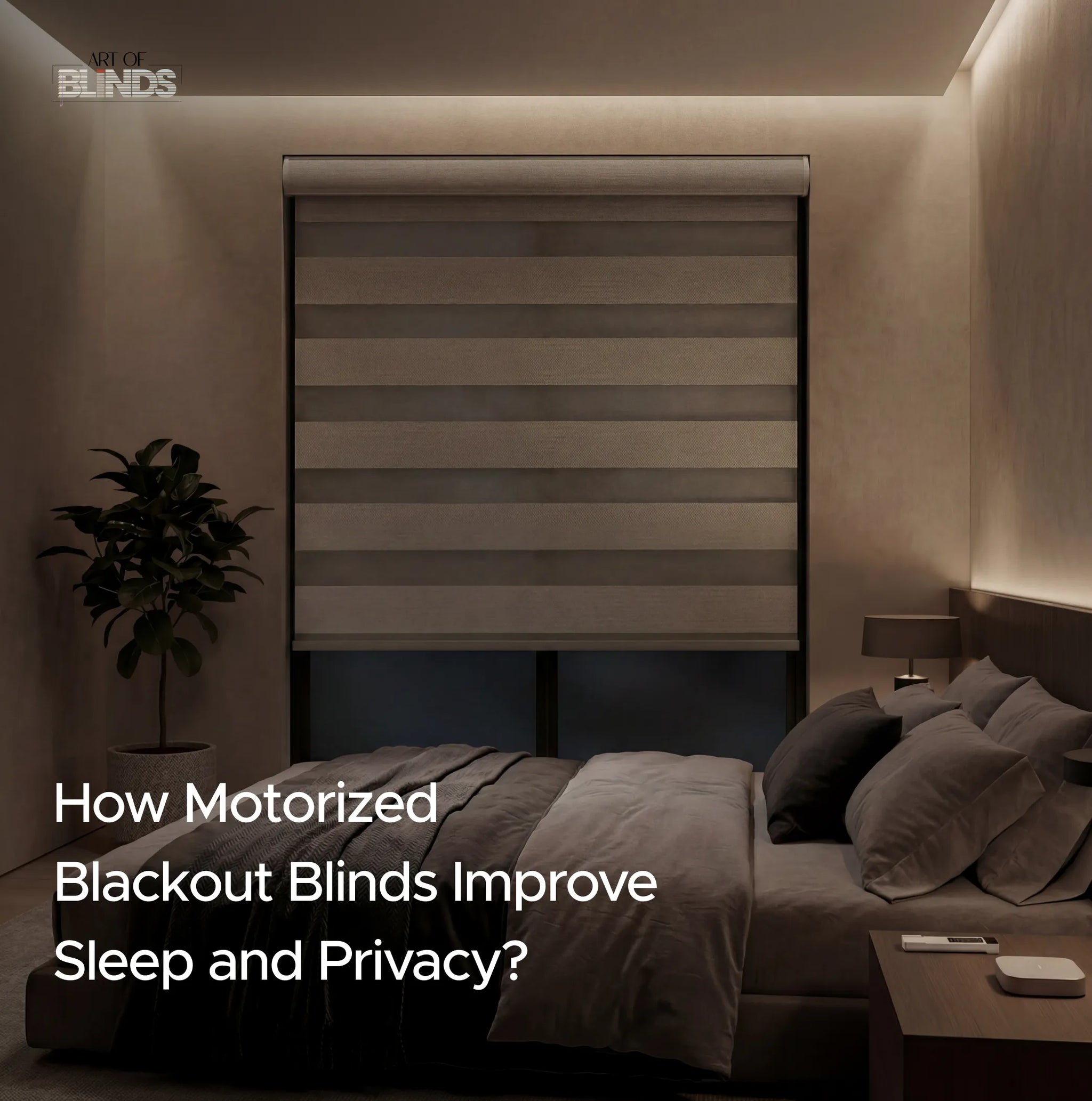 How Motorized Blackout Blinds Improve Sleep and Privacy?