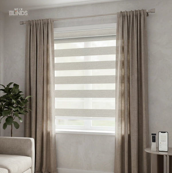How to Install Curtains Over Blinds(Horizontal + Vertical)