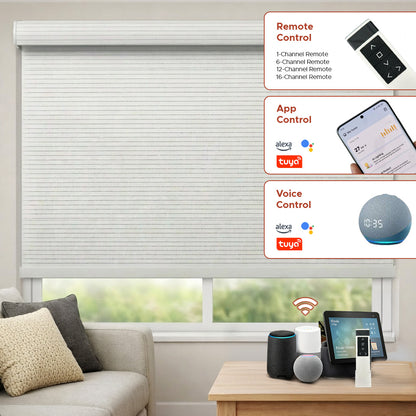 Smart Motorized Roller Shade - Notebook | Semi-Blackout 10%