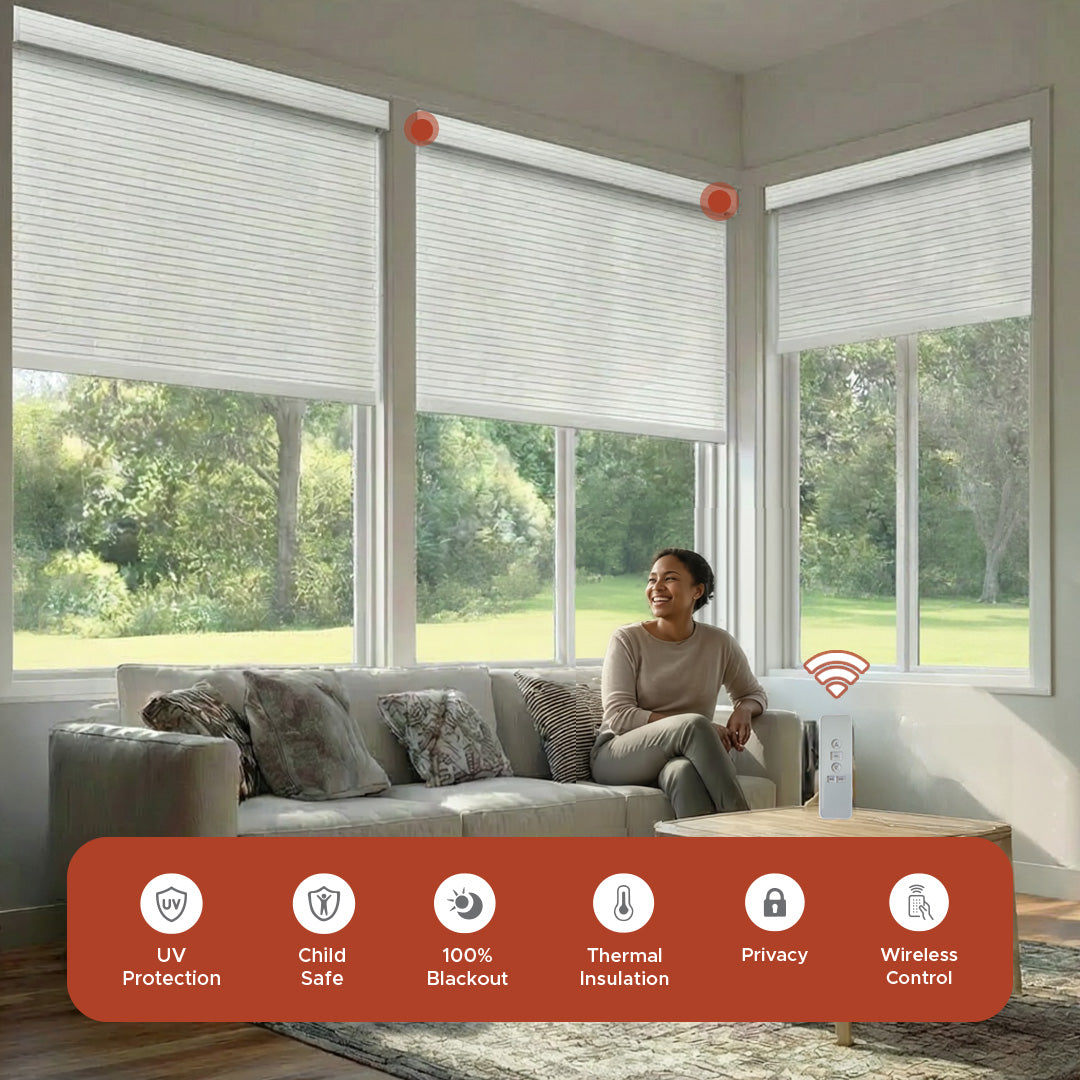 Smart Motorized Roller Shade - Notebook | Semi-Blackout 10%