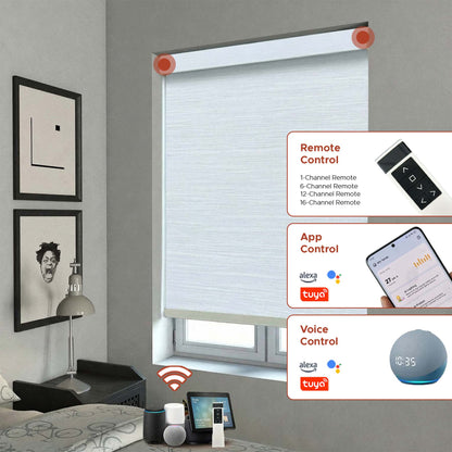 Smart Motorized Roller Shade - Allure | Semi-Blackout 5%