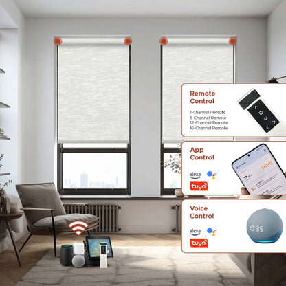 Smart Motorized Roller Shade - Horizon | Semi-Blackout 5%