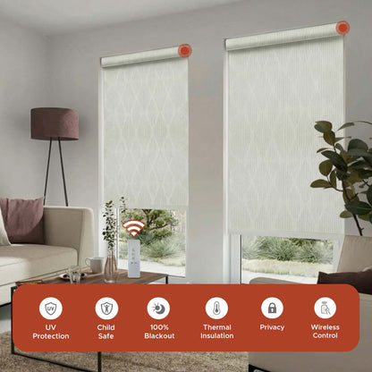 Smart Motorized Designer Shade - Vertex | Sunscreen 3%