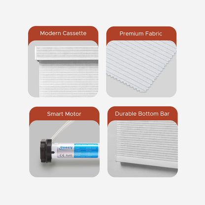 Smart Motorized Roller Shade - Notebook | Semi-Blackout 10%