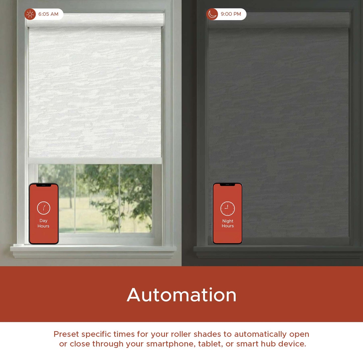 Smart Motorized Roller Shade - Horizon | Semi-Blackout 5%