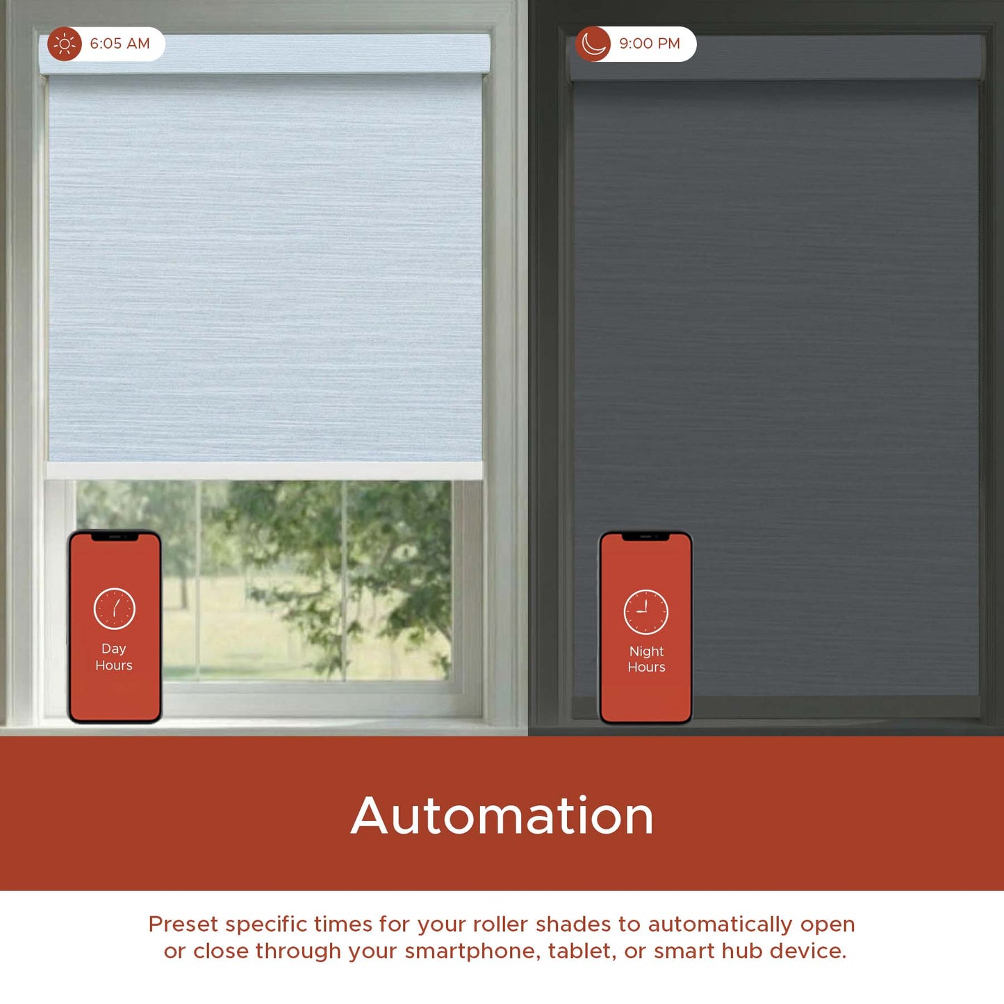 Smart Motorized Roller Shade - Allure | Semi-Blackout 5%