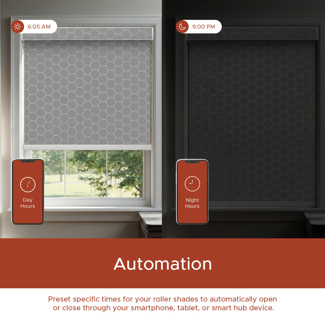 Smart Motorized Designer Shade - Honeycomb | Sunscreen 3%