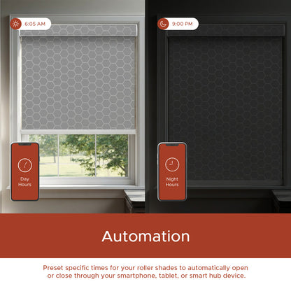 Smart Motorized Designer Shade - Honeycomb | Sunscreen 3%