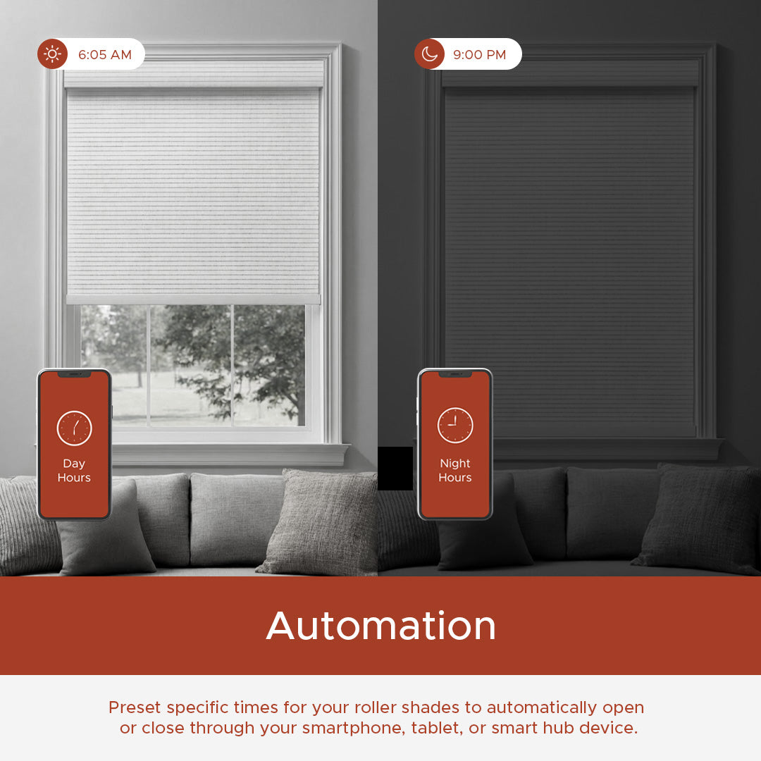 Smart Motorized Roller Shade - Notebook | Semi-Blackout 10%