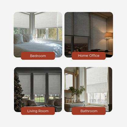 Smart Motorized Roller Shade - Notebook | Semi-Blackout 10%