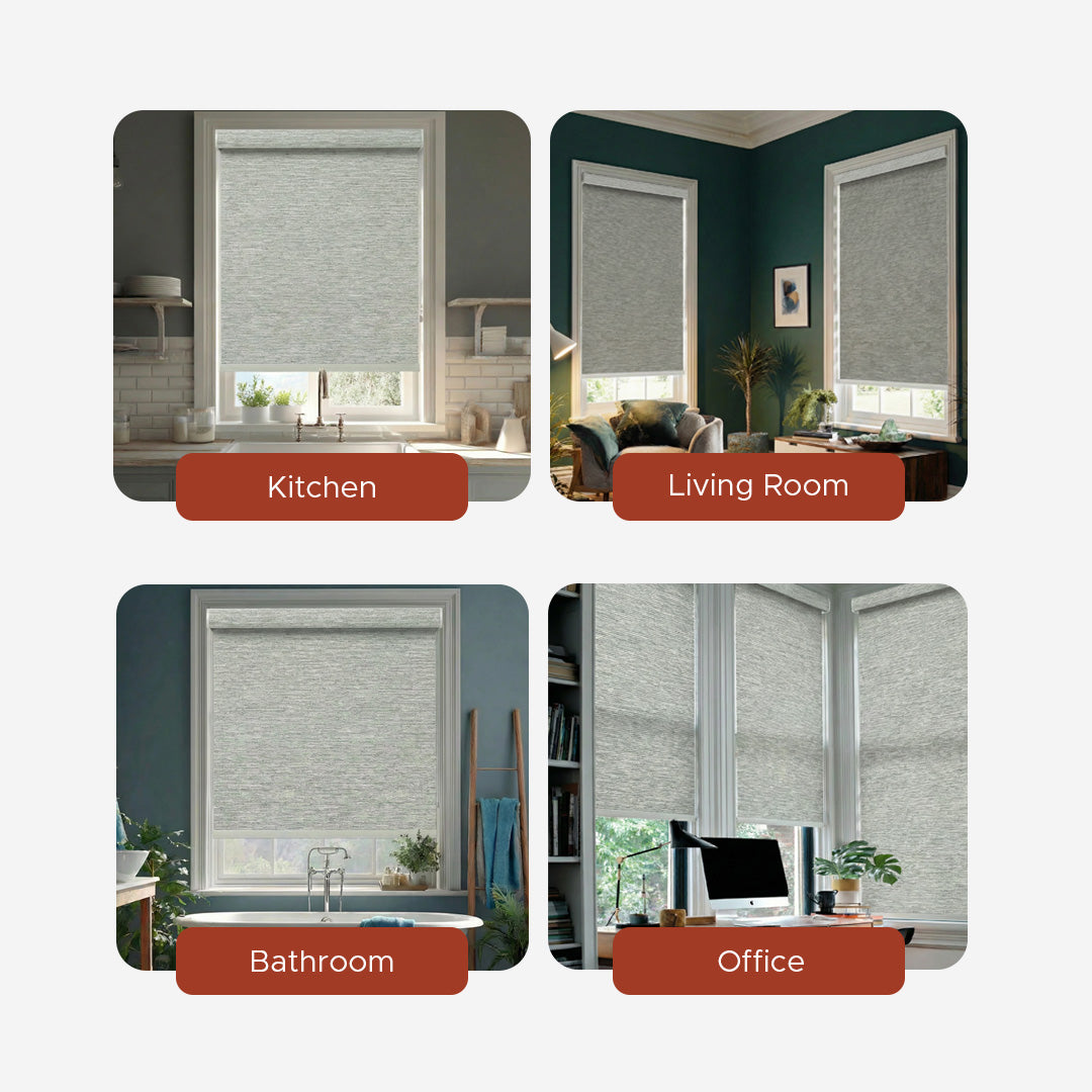 Smart Motorized Roller Shade - Midas | Blackout 100%