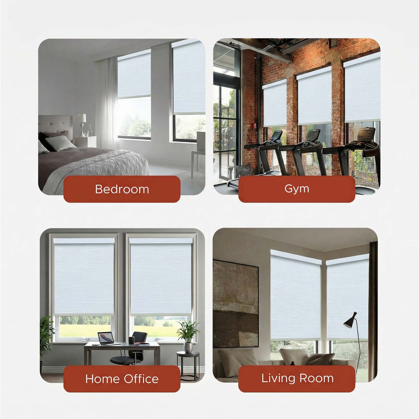 Smart Motorized Roller Shade - Allure | Semi-Blackout 5%