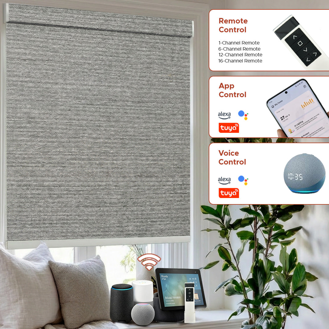 Smart Motorized Roller Shade - Casamance | Semi-Blackout 5%