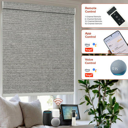 Smart Motorized Roller Shade - Casamance | Semi-Blackout 5%