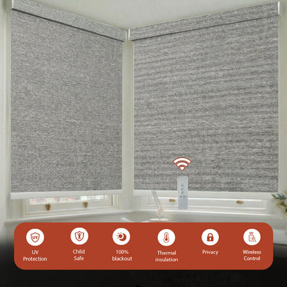 Smart Motorized Roller Shade - Casamance | Semi-Blackout 5%