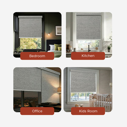 Smart Motorized Roller Shade - Casamance | Semi-Blackout 5%