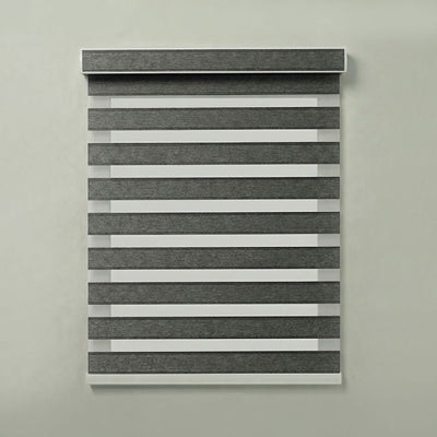 Smart Motorized Zebra Shade - Titan | Semi-Blackout 5%