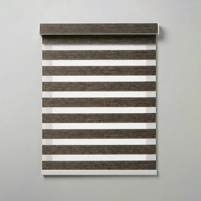 Smart Motorized Zebra Shade - Weave | Semi-Blackout 10%