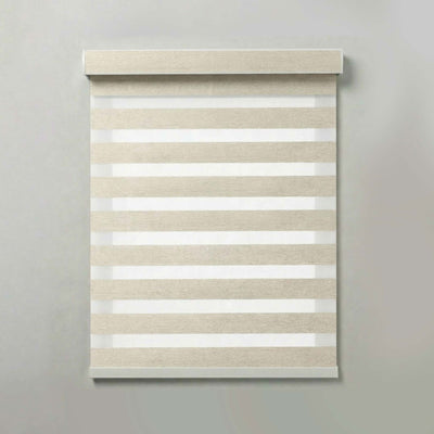 Smart Motorized Zebra Shade - Opus | Semi-Blackout 5%