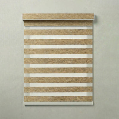Smart Motorized Designer Shade - Striped | Semi-Blackout 5%