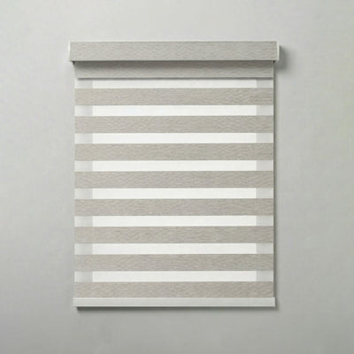 Smart Motorized Zebra Shade - Lume | Blackout 100%